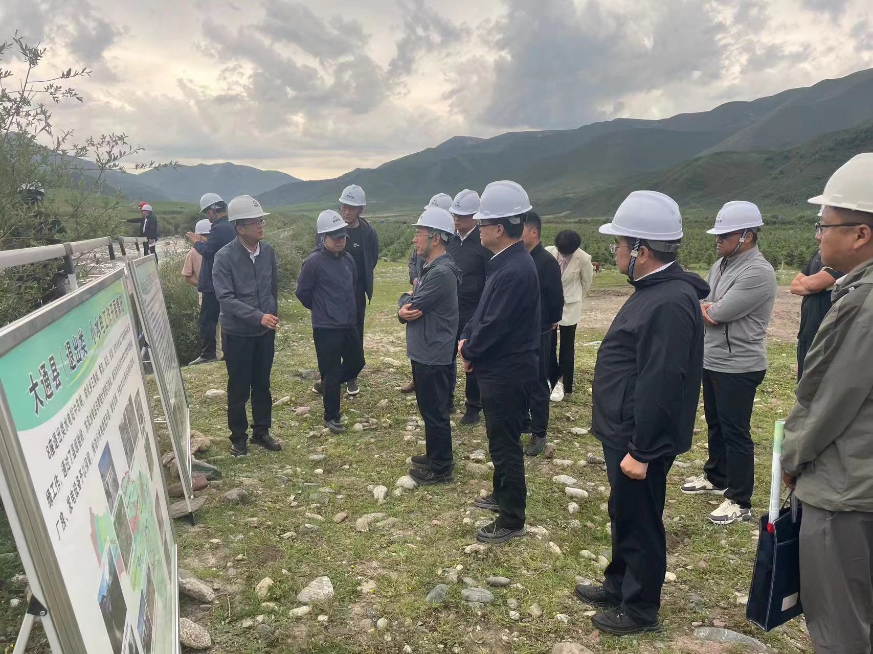 水利部農(nóng)電司領(lǐng)導(dǎo)蒞臨俄博圖、納拉灘水電站調(diào)研指導(dǎo)工作